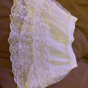 Carter's White Lace Skirt for Kids